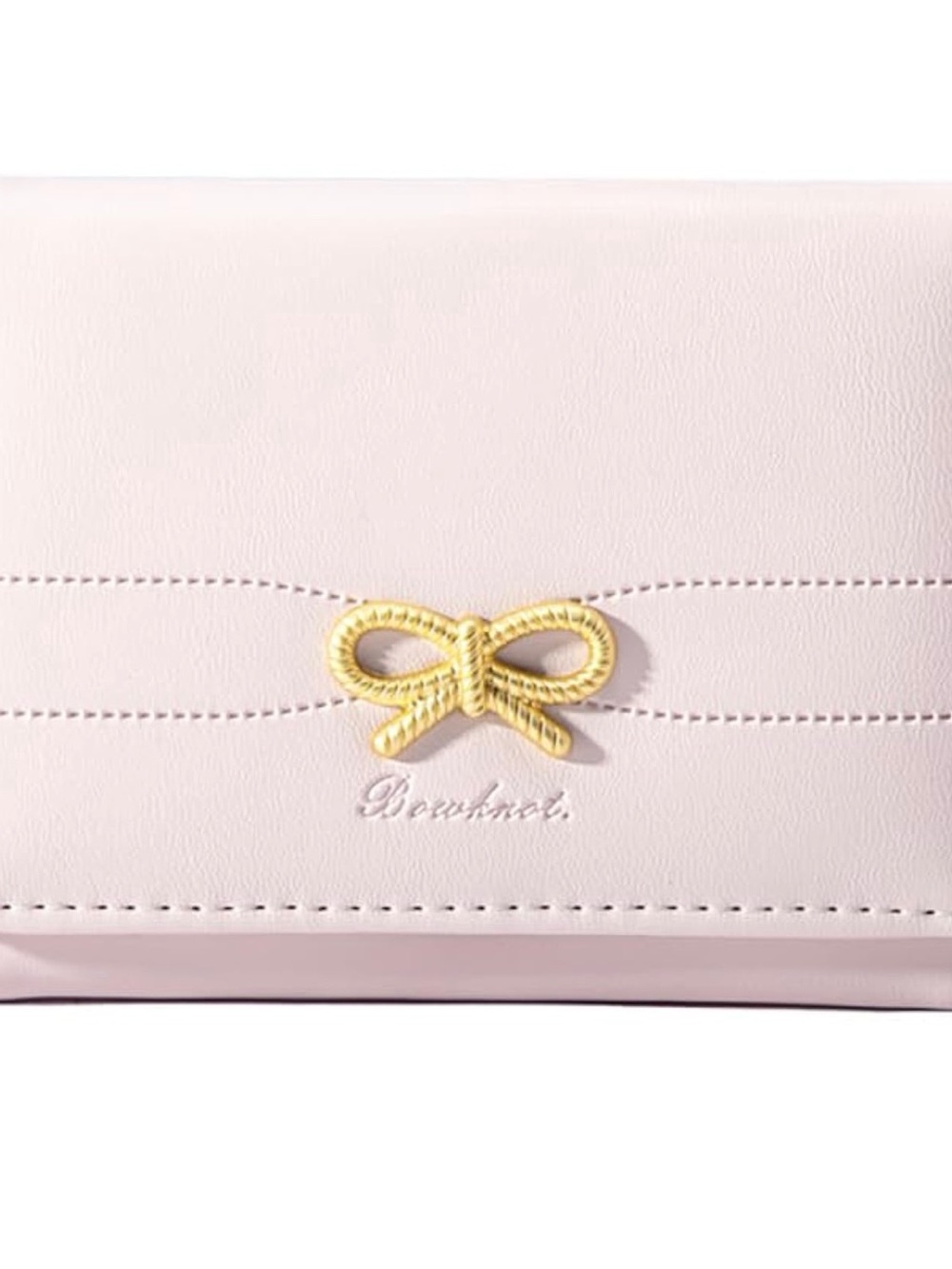 Cute Wallet Coquette Bow Small Wallet Tri-folded Aesthetic
